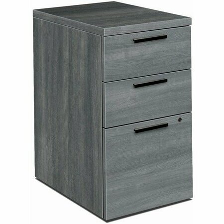 THE HON CO Mobile Pedestal, B/B/F, 15-3/4inx22-3/4inx28in, Sterling Ash HON105102LS1